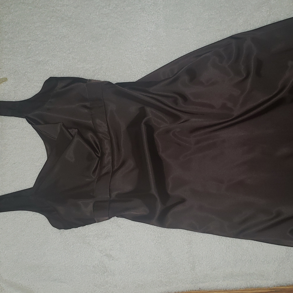 After 6 Evening gown. Size 14 Chocolate dress
